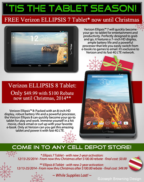 Joseph Browning Design - Cell Depot/Verizon Wireless Email Ad