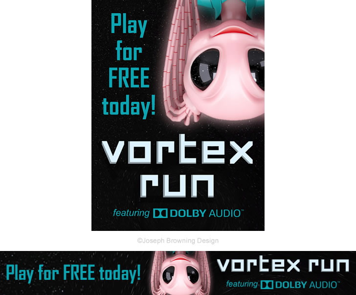 Joseph Browning Design - Dolby Vortex Run Internet Ads