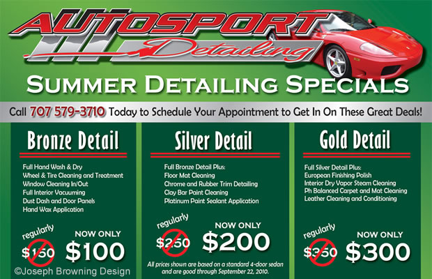 Joseph Browning Design - Autosport Detailing Postcard