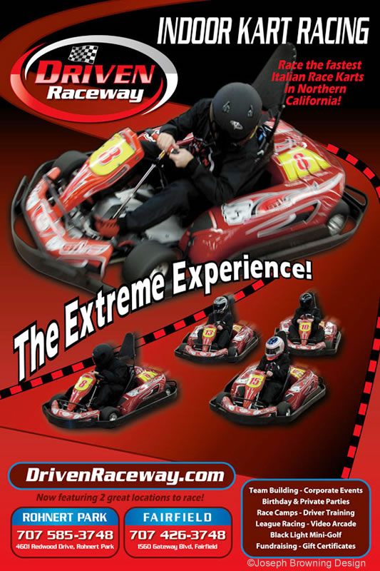 Joseph Browning Design - Driven Raceway Poster