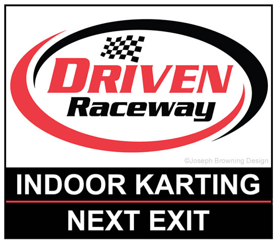 Joseph Browning Design - Driven Raceway Freeway Banner